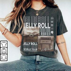 Jelly Roll Music Shirt Backroad Baptism Tour 2023