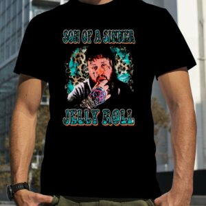 Jelly Roll Son Of A Sinner 2023 Tour T Shirt Gift For Fan