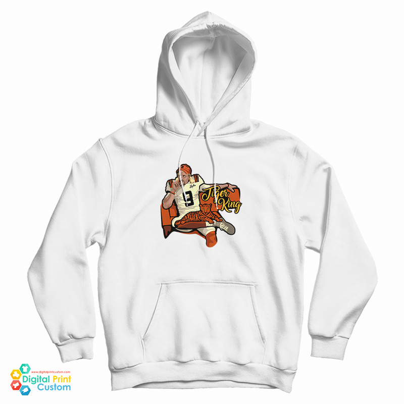 Joe Burrow Bengal King Hoodie For UNISEX Joe Burrow Bengal King Hoodie For UNISEX