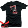 Jordan 4 T-Shirt Red Thunder The 4’s
