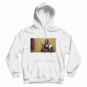 Jordan Holding A Baseball Bat With A Cigar In Mouth Hoodie