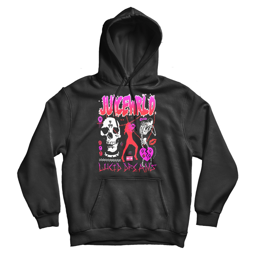 Juice Wrld Lucid Dreams Graphic Hoodie For Men's And Women's Juice Wrld Lucid Dreams Graphic Hoodie For Men's And Women's