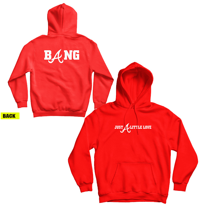 Just Atlanta Braves Little Love Hoodie Just Atlanta Braves Little Love Hoodie