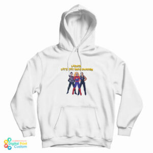 Kamala Khan Iman Vellani Ladies Let’s Get Information Carol Danvers Hoodie