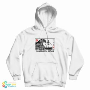 Kanagawa Wave Surfing Skeleton Hoodie