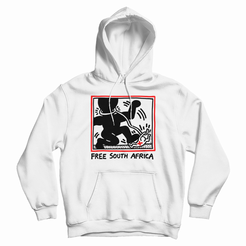 Keith Haring Free South Africa Hoodie Keith Haring Free South Africa Hoodie