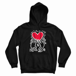 Keith Haring Love Hoodie For UNISEX 1