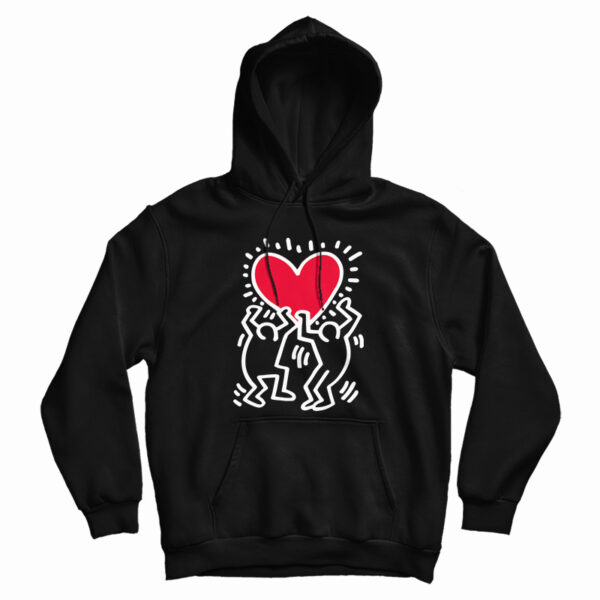 Keith Haring Love Hoodie For UNISEX