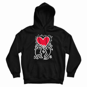 Keith Haring Love Hoodie For UNISEX 2