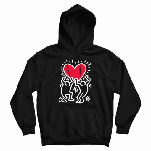 Keith Haring Love Hoodie For UNISEX Keith Haring Love Hoodie For UNISEX