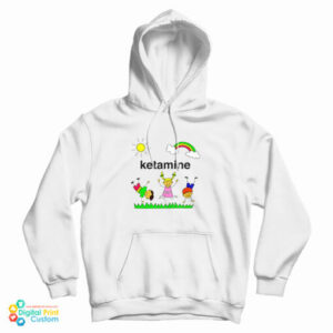 Ketamine Cartoon Rainbow Hoodie For UNISEX