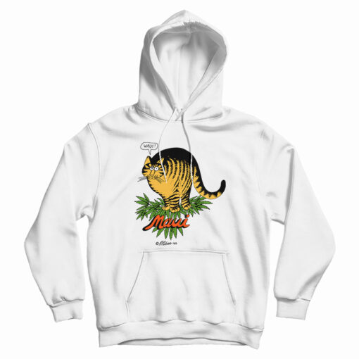 Kliban Cat Maui Waui Hoodie For UNISEX Kliban Cat Maui Waui Hoodie For UNISEX