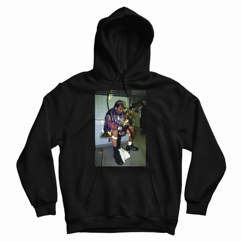 Kobe Bryant Sitting With Trophy Hoodie Kobe Bryant Sitting With Trophy Hoodie