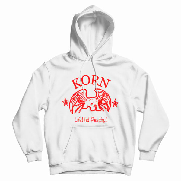 Korn Life Is Peachy Hoodie For UNISEX