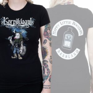 Korpiklaani Happy Little Boozer Girls T shirt 1