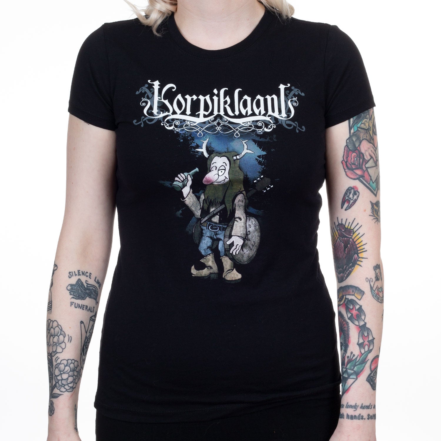Korpiklaani Happy Little Boozer Girls T-shirt Korpiklaani Happy Little Boozer Girls T-shirt