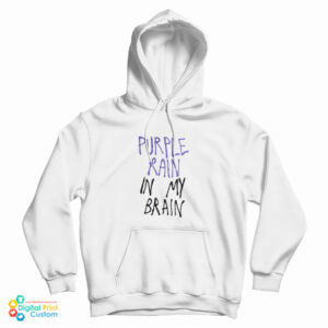 Lady Gaga Purple Rain In My Brain Hoodie
