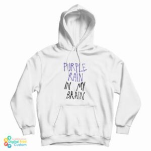Lady Gaga Purple Rain In My Brain Hoodie