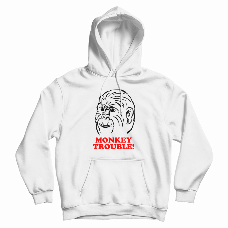 Le Monkey Trouble Hoodie For UNISEX Le Monkey Trouble Hoodie For UNISEX