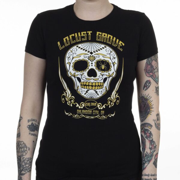Locust Grove Sugar Skull Girls T-shirt