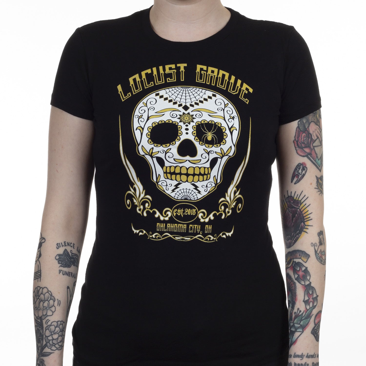 Locust Grove Sugar Skull Girls T-shirt Locust Grove Sugar Skull Girls T-shirt