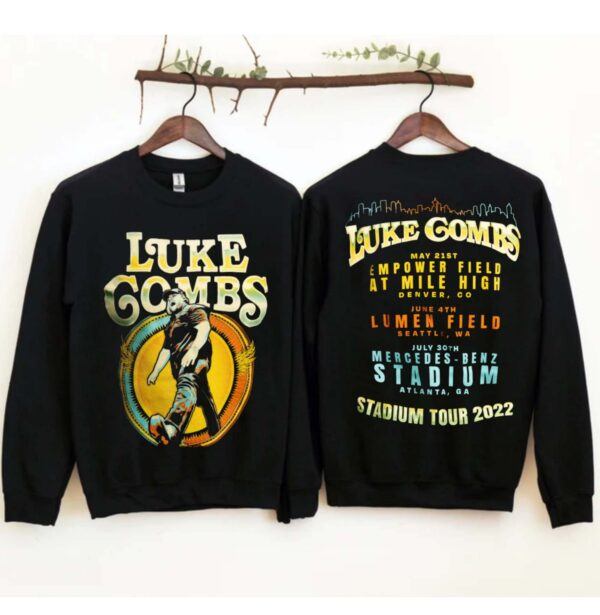 Luke Combs World Tour 2023 Shirt Cody Johnson T-Shirt Hoodie Sweatshirt