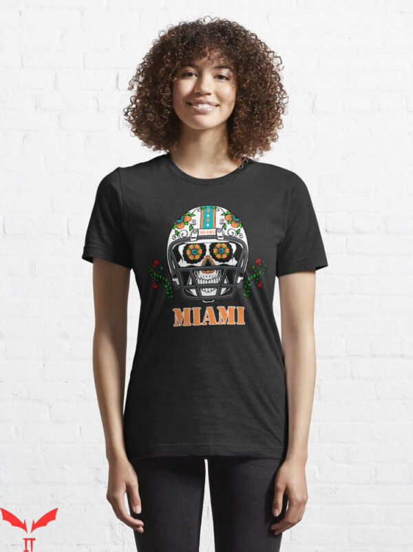 Miami Mike T-Shirt Floral Skull T-Shirt Trending