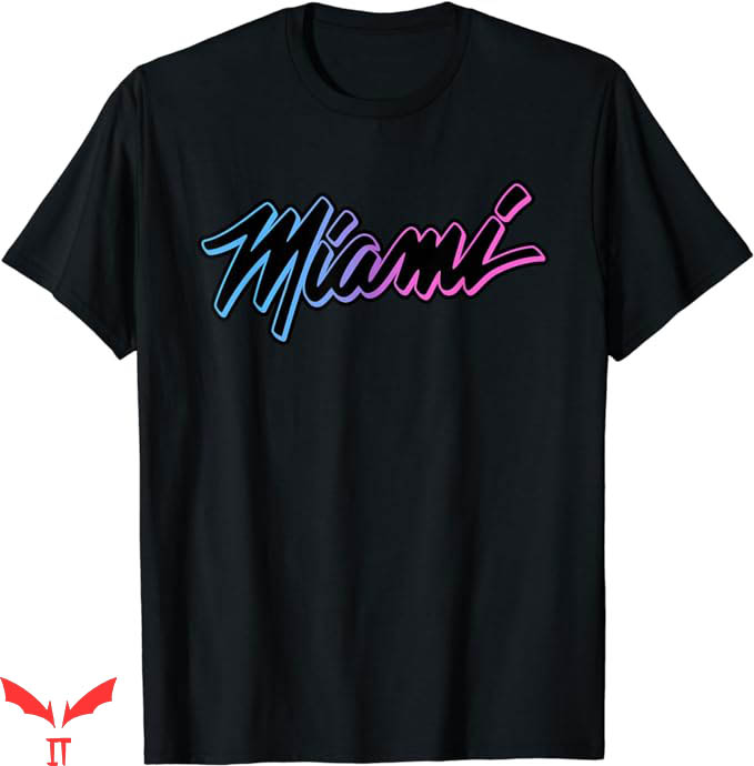 Miami Mike T-Shirt Sunset Logo T-Shirt Trending Miami Mike T-Shirt Sunset Logo T-Shirt Trending
