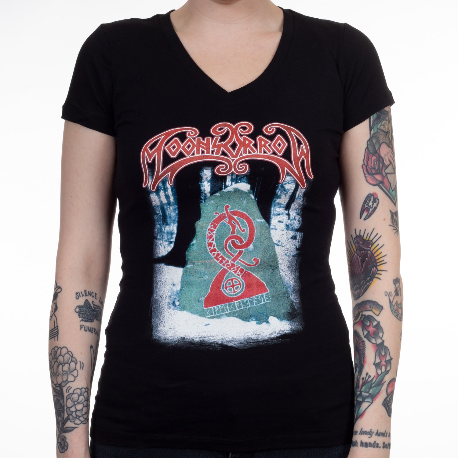 Moonsorrow Kivenkantaja V-Neck Girls T-shirt Moonsorrow Kivenkantaja V-Neck Girls T-shirt