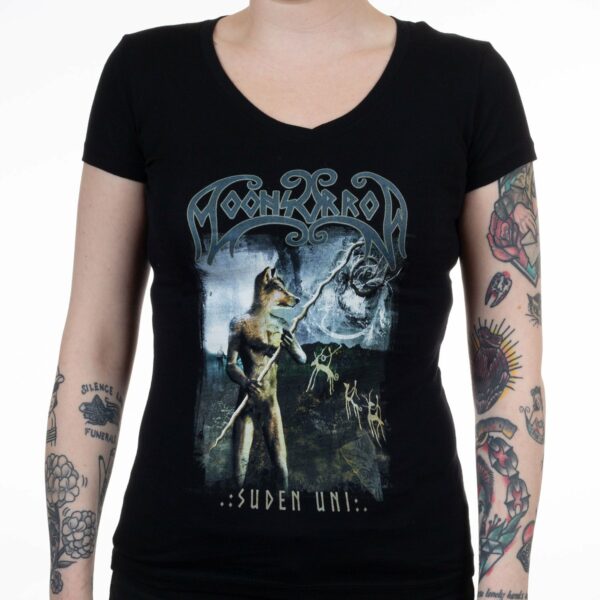 Moonsorrow Suden Uni V-Neck Girls T-shirt
