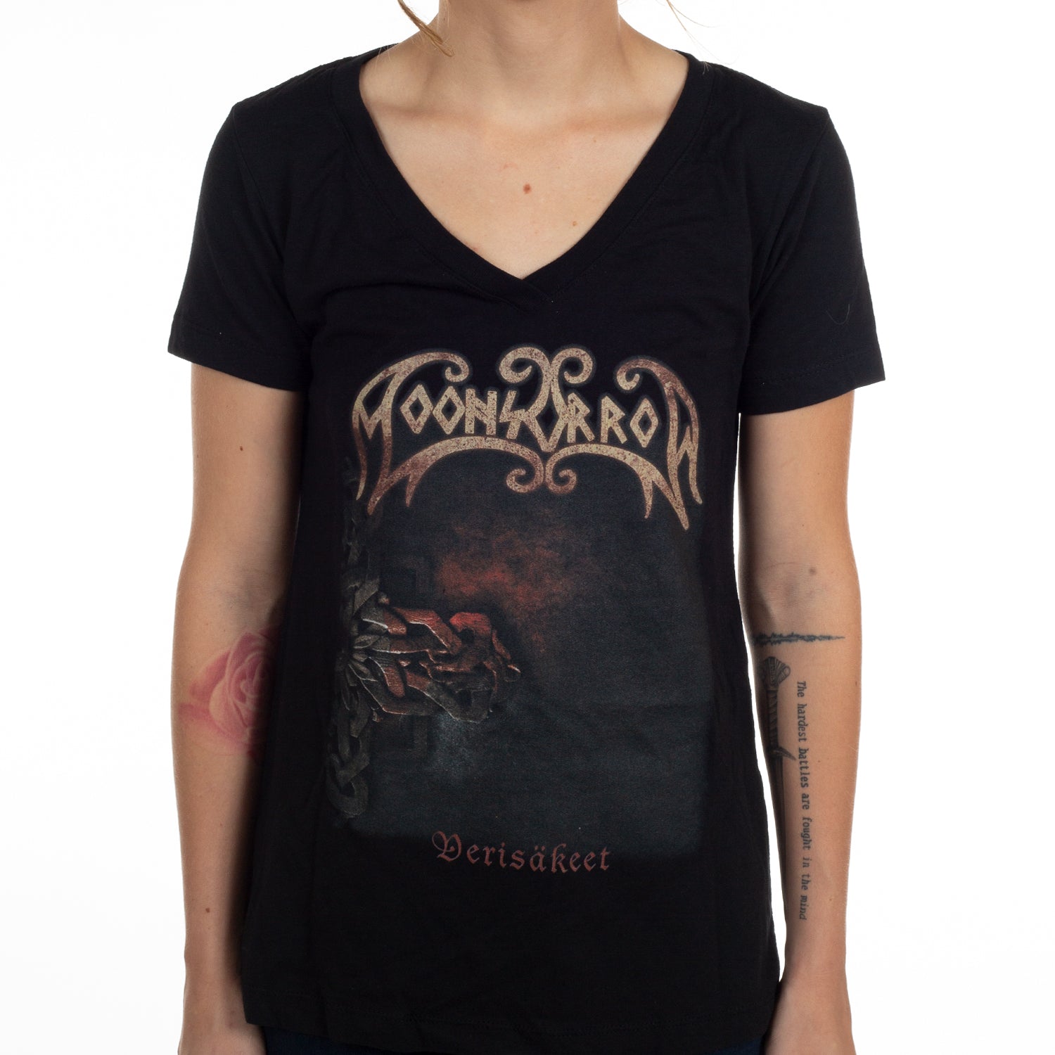 Moonsorrow Verisakeet V-Neck Girls T-shirt Moonsorrow Verisakeet V-Neck Girls T-shirt