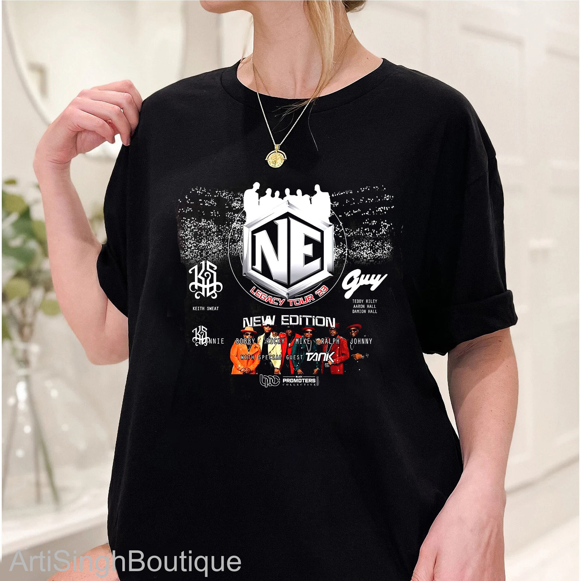 NE Tour Shirt New Edition Legacy 2023 Vintage NE Tour Shirt New Edition Legacy 2023 Vintage