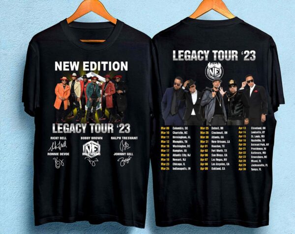 New Edition Legacy Tour 2023 Shirt Merch