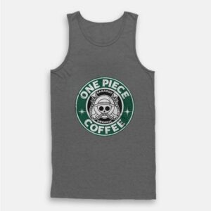 One Piece Starbucks Parody Tank Top
