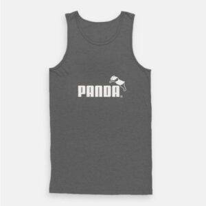 Panda Funny Logo Parody Puma Tank Top 2
