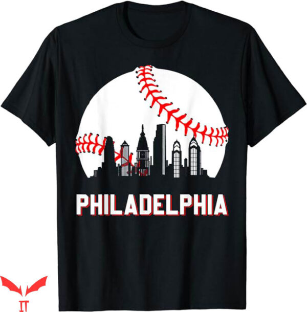 Phillies Daycare T-Shirt Heart Baseball Fan T-Shirt Trending