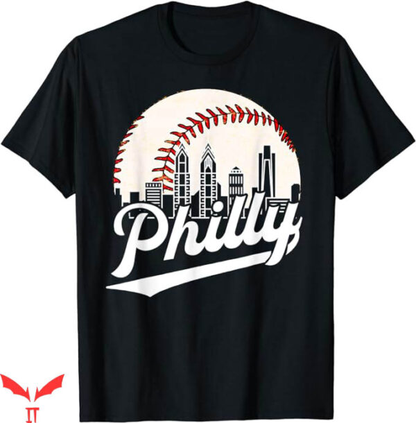 Phillies Daycare T-Shirt Skyline Retro T-Shirt Trending