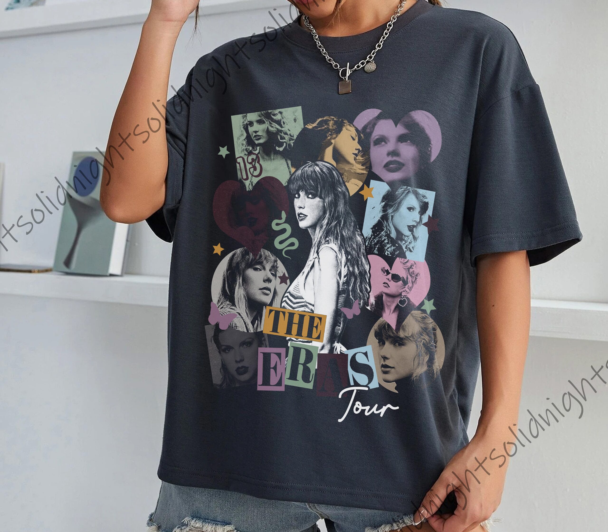 Retro Comfort Color Taylor Eras Tour Shirt Retro Comfort Color Taylor Eras Tour Shirt