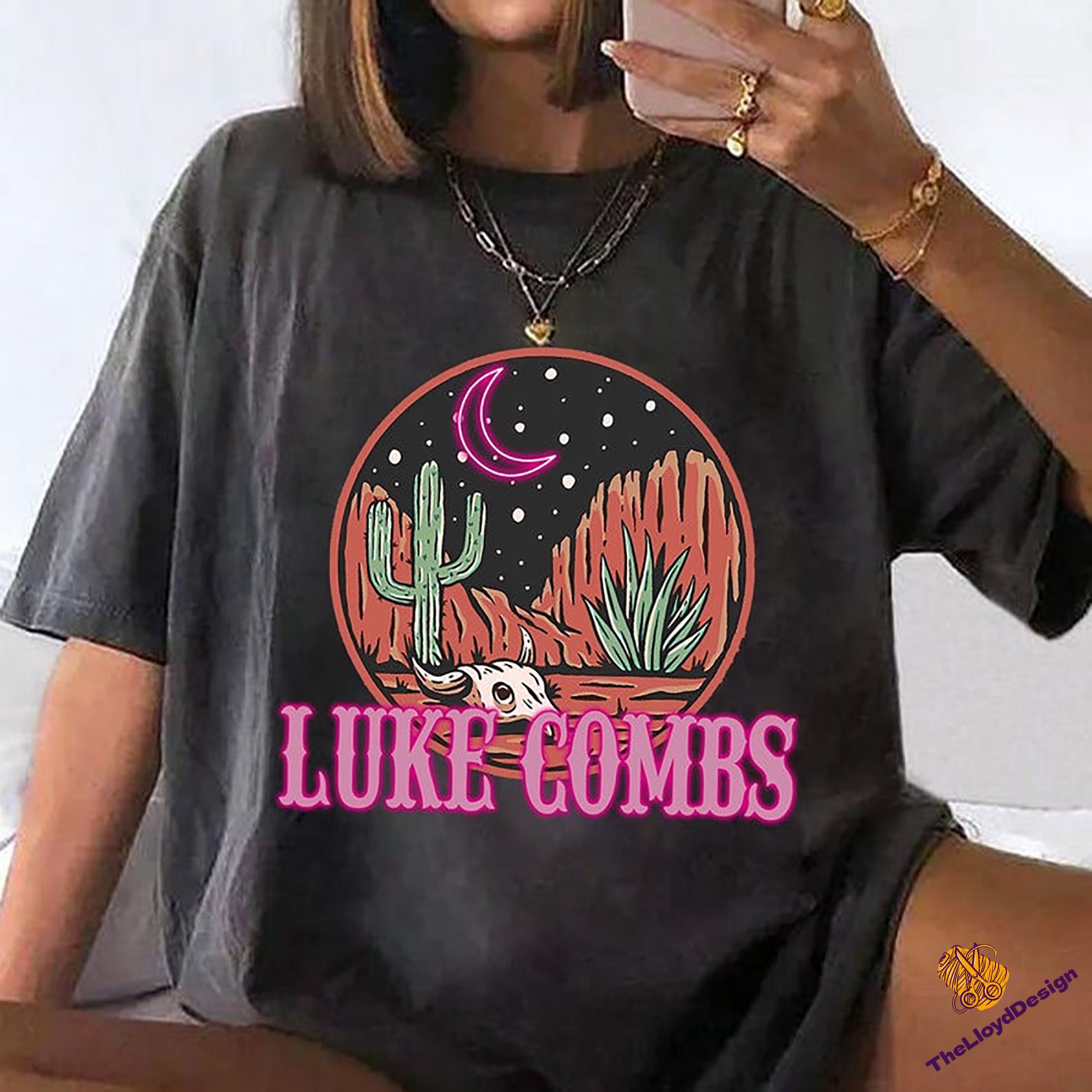 Retro Luke Combs T-Shirt Concert Shirt Western Retro Luke Combs T-Shirt Concert Shirt Western