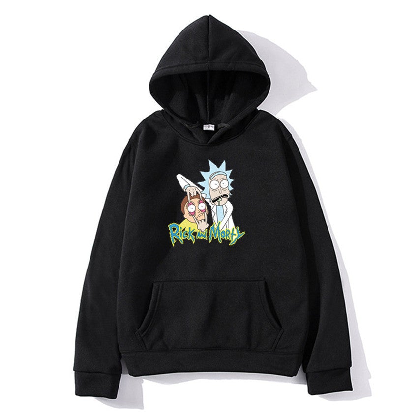 Rick and Morty Hoodie Printed Hip Hop Pullover Rick and Morty Hoodie Printed Hip Hop Pullover
