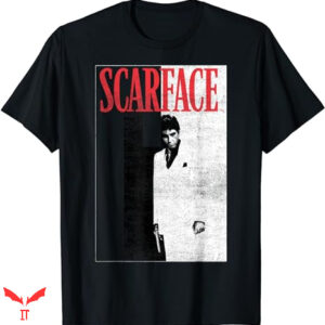 Scarface Red T-shirt Distressed Movie