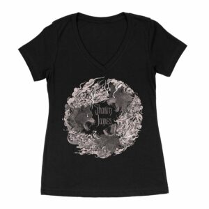 Shawn James Wolf Triad V-Neck Girls T-shirt
