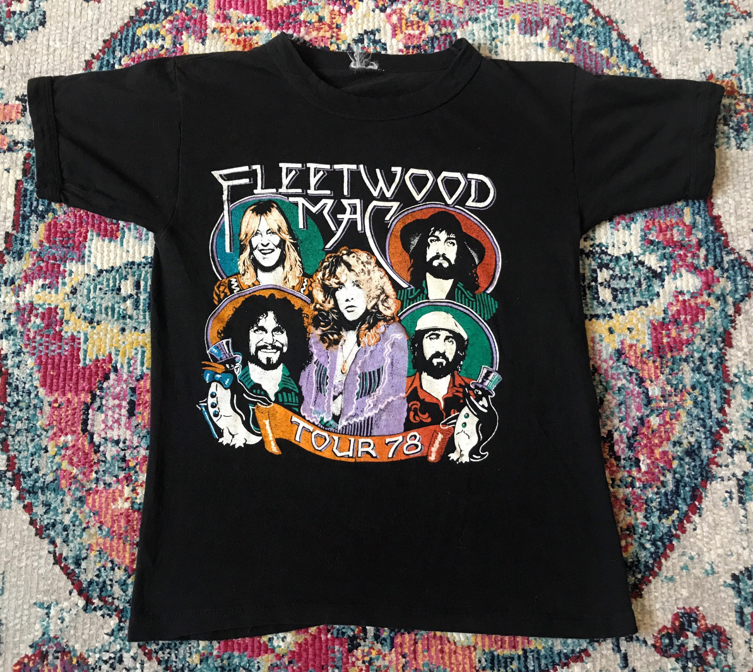 Stevie Nicks Parking Lot Bootleg Rumours 1978 Tour Shirt Stevie Nicks Parking Lot Bootleg Rumours 1978 Tour Shirt