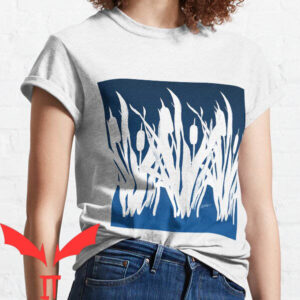 Summer Indigo T-Shirt Cattails Indigo Classic