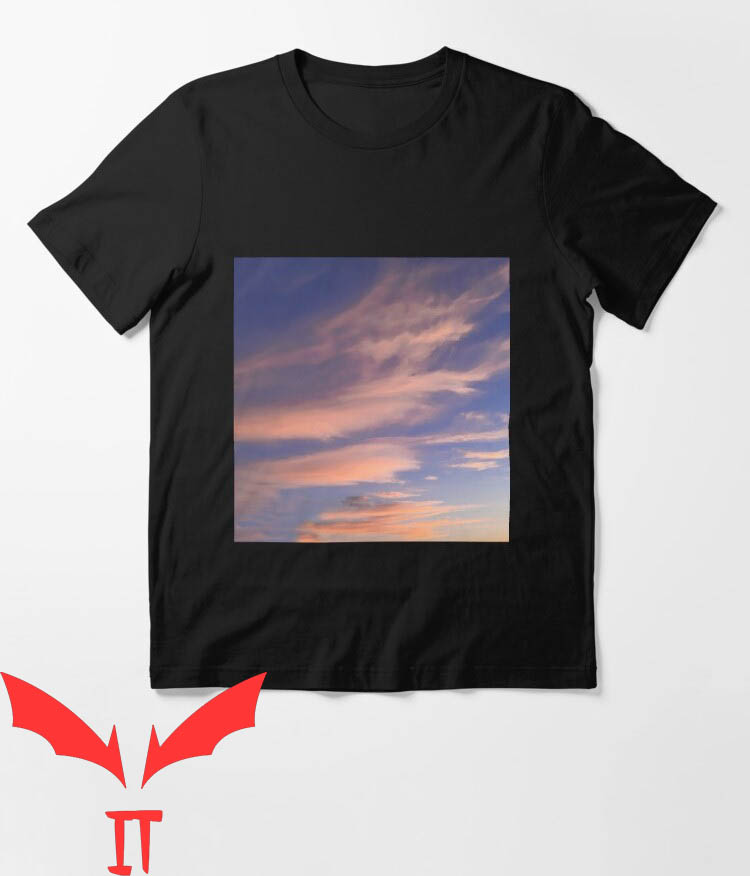 Summer Indigo T-Shirt Indigo Blue And Orange Colored Summer Sky Summer Indigo T-Shirt Indigo Blue And Orange Colored Summer Sky