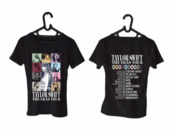 TS Eras Tour Two Sided Shirt For Real Fans