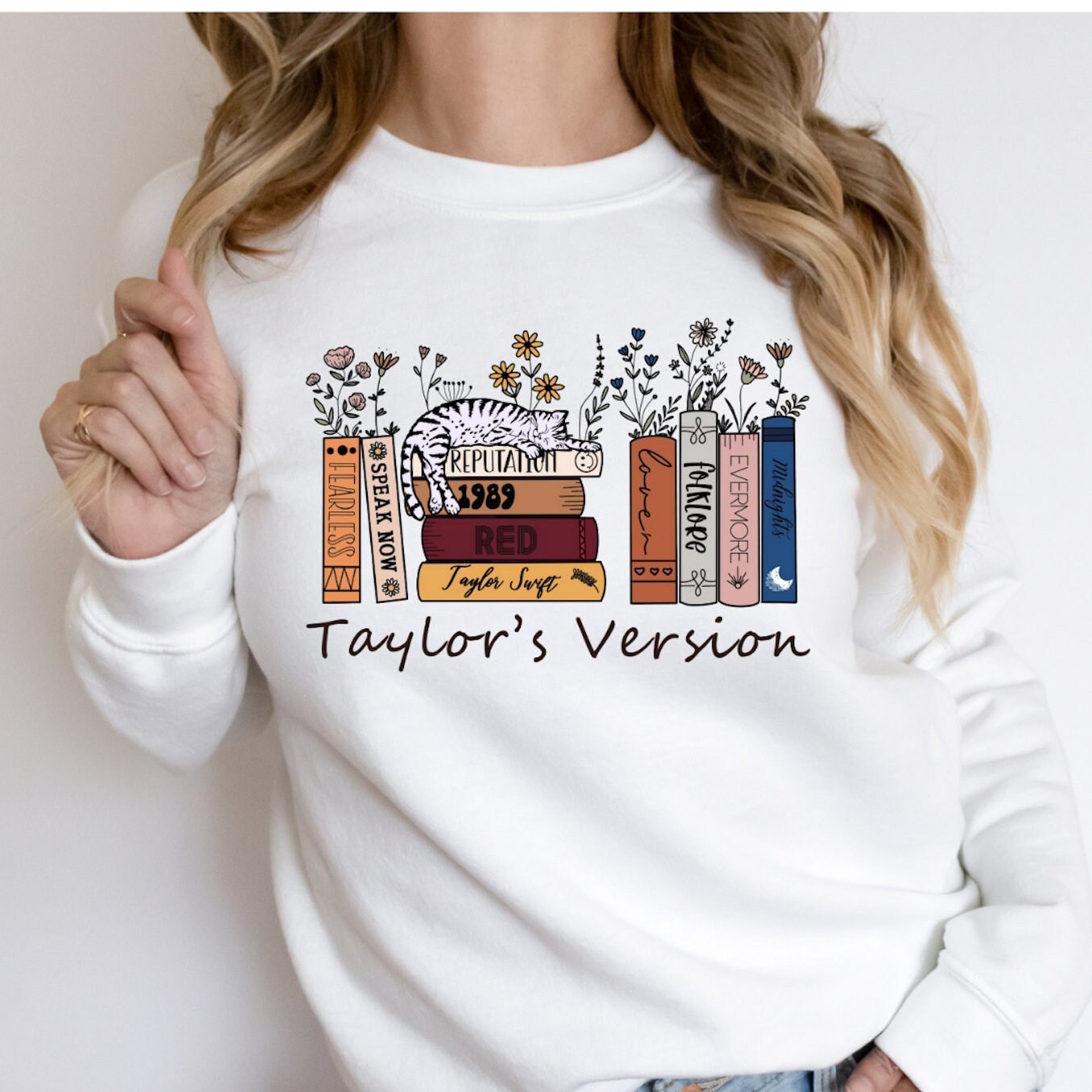 Taylor's Version Sweatshirt Albums As Books Shirt Taylor's Version Sweatshirt Albums As Books Shirt