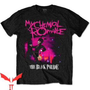 Three Cheers For Sweet Revenge T-Shirt Black Parade Pink
