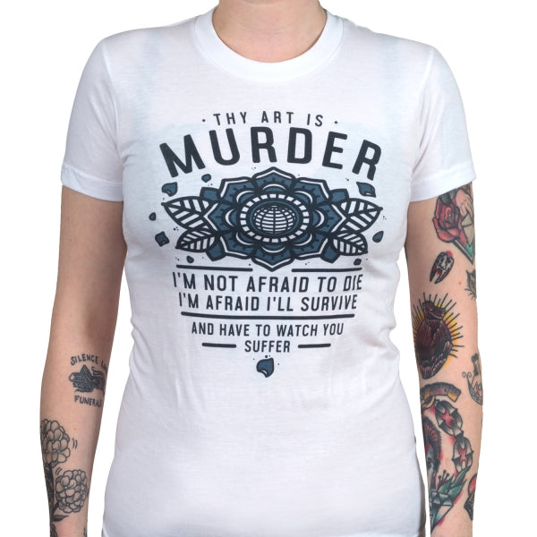 Thy Art Is Murder Not Afraid Girls T-shirt Thy Art Is Murder Not Afraid Girls T-shirt