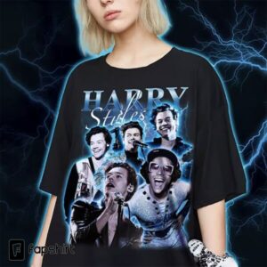 Vintage Harry Styles 90s Bootleg T Shirt Homage T-Shirt Inspired Rap Tee
